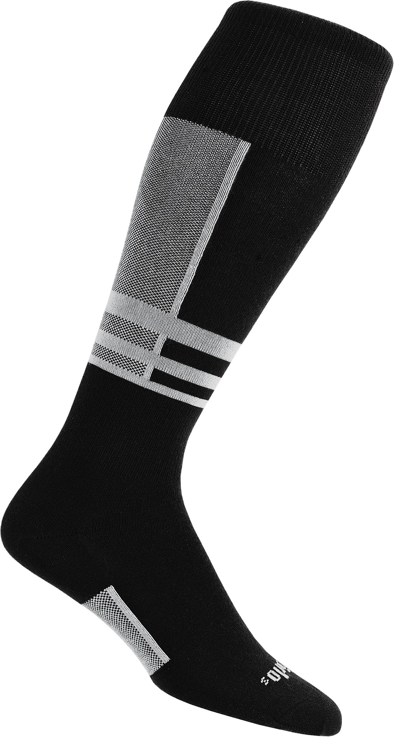 Thorlo Ultra Light Ski Liner Sock - White/Black - 10-11