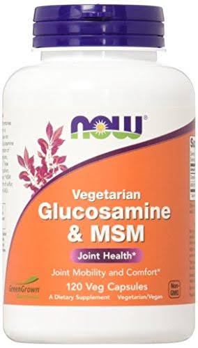 Now Foods Glucosamine and MSM Supplement - 120 Vcaps