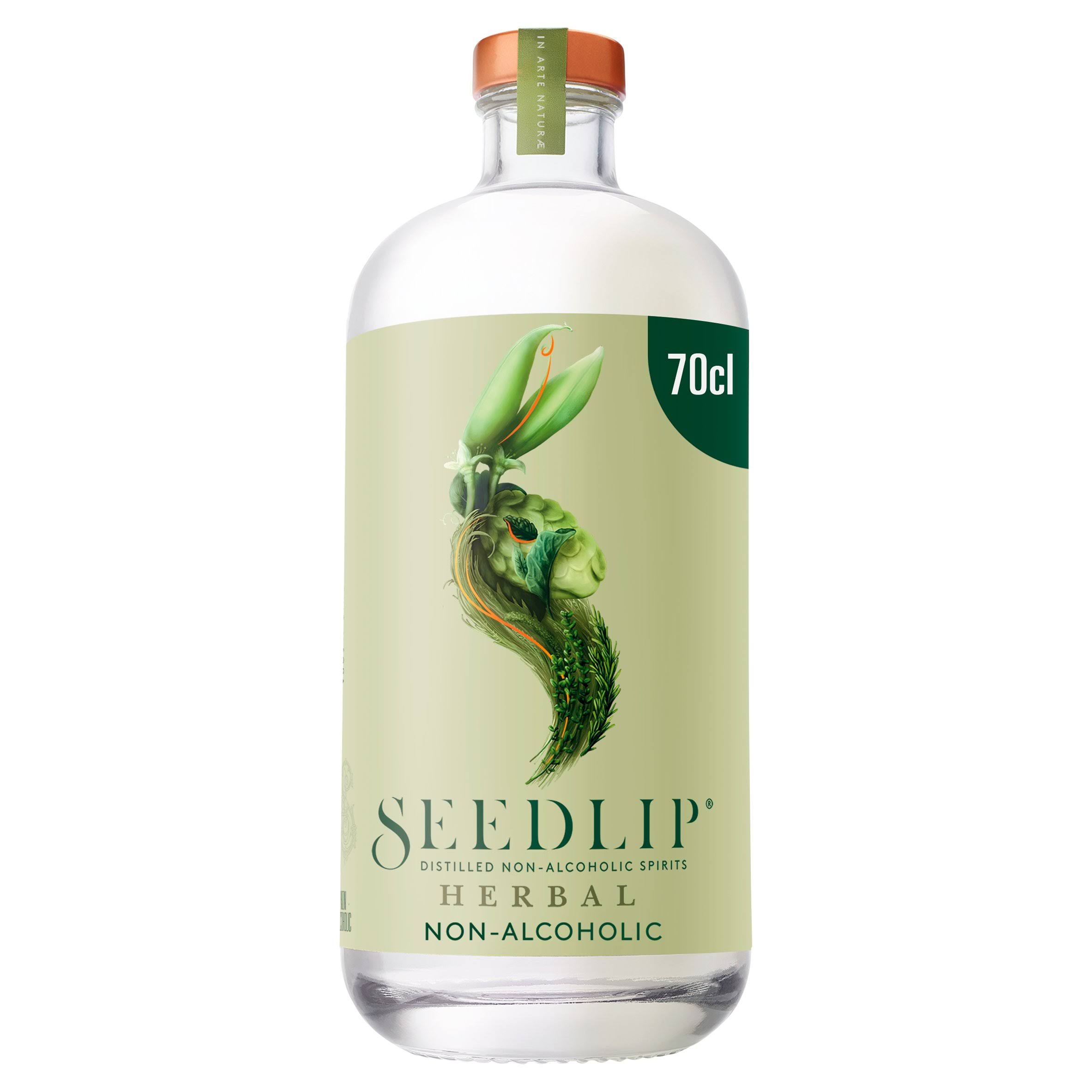 Seedlip Distilled Non-Alcoholic Spirits Garden 108 Herbal Gin - 700ml