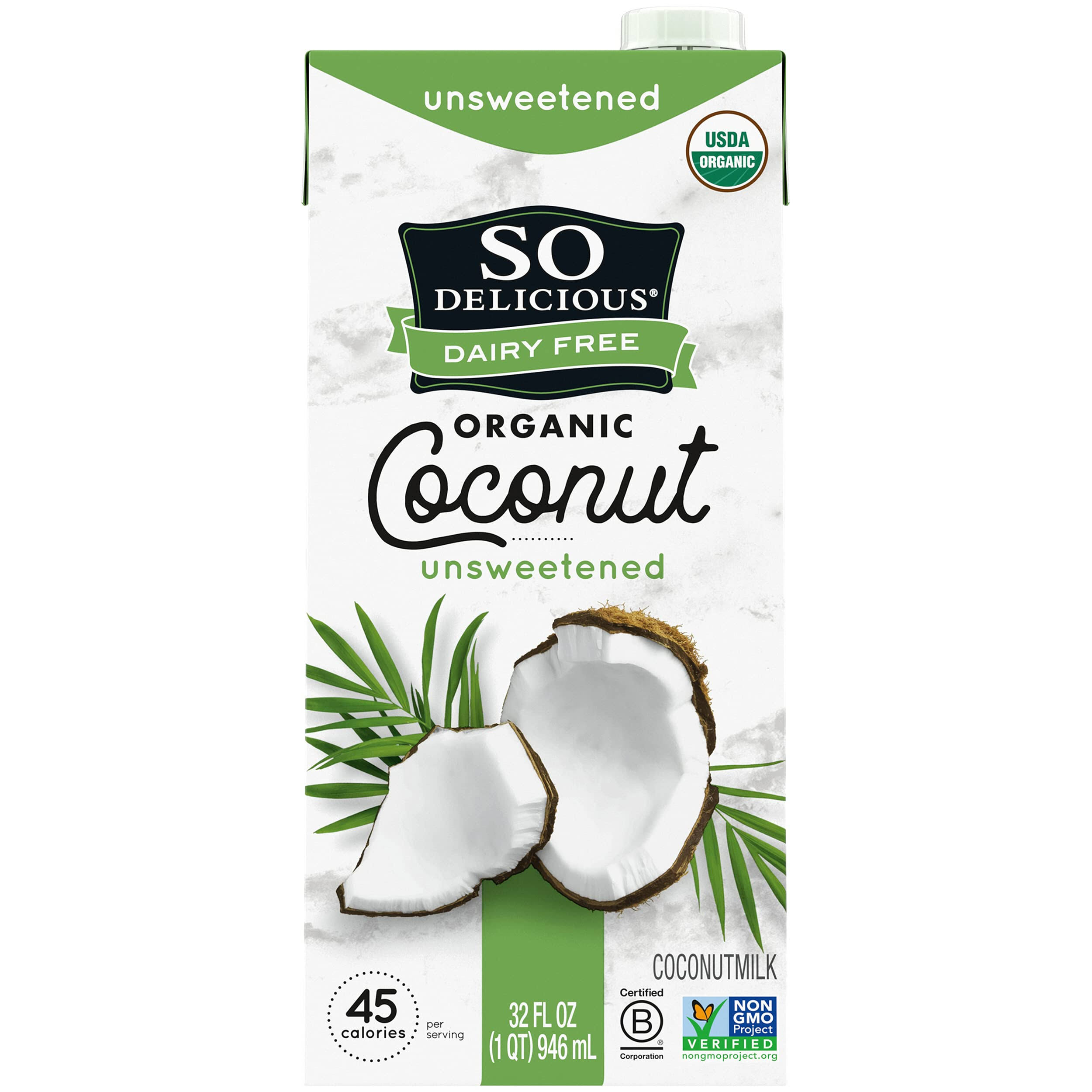 So Delicious Unsweetened Coconut Milk - 946ml