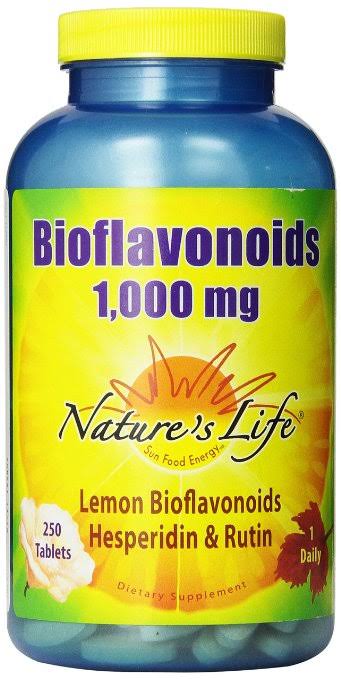 Nature’s Life Bioflavonoids Vitamin Tablets - Lemon, 250ct