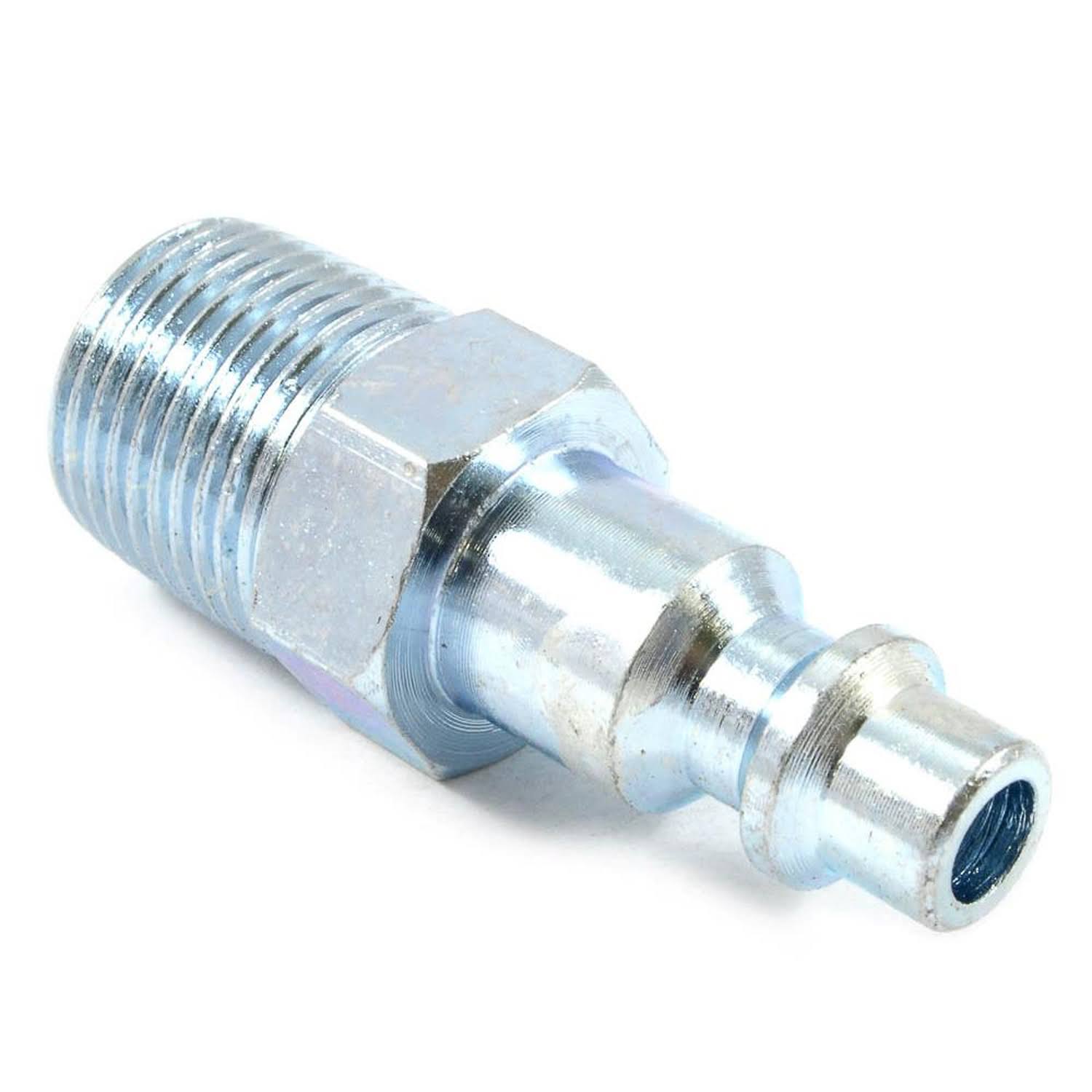 Forney 75471 Air Fitting Plug - Industrial Milton Style, 1/4" x 3/8" Male NPT
