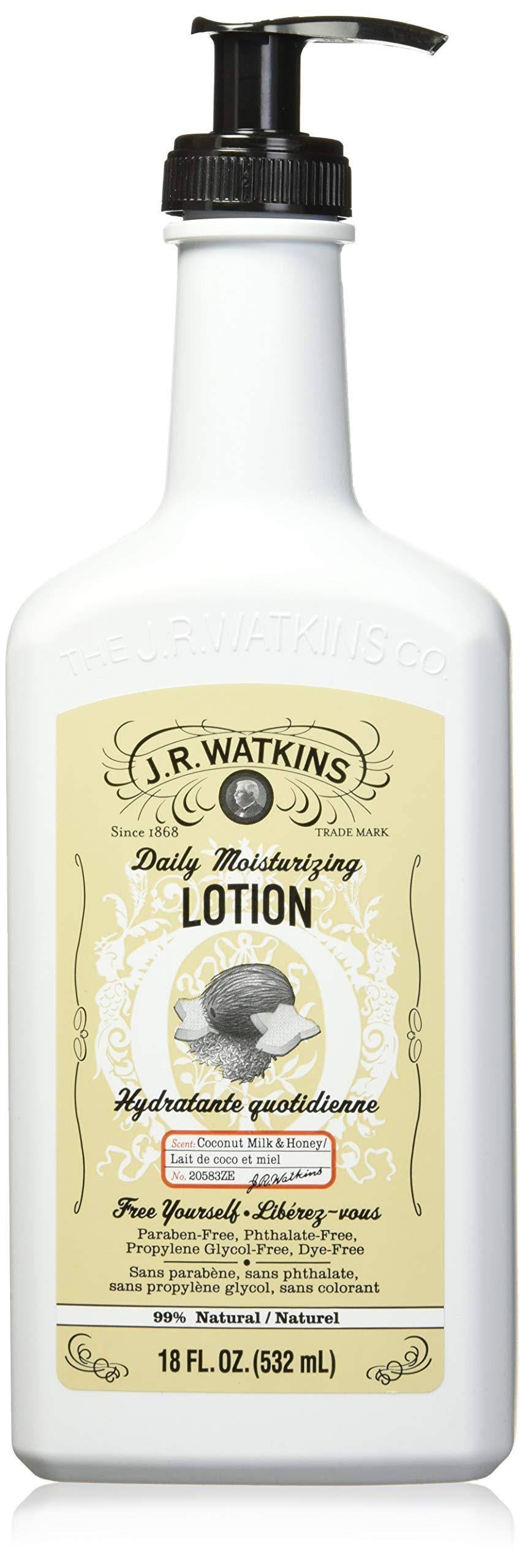 JR Watkins Coconut Milk and Honey Daily Moisturizing Lotion - 18oz