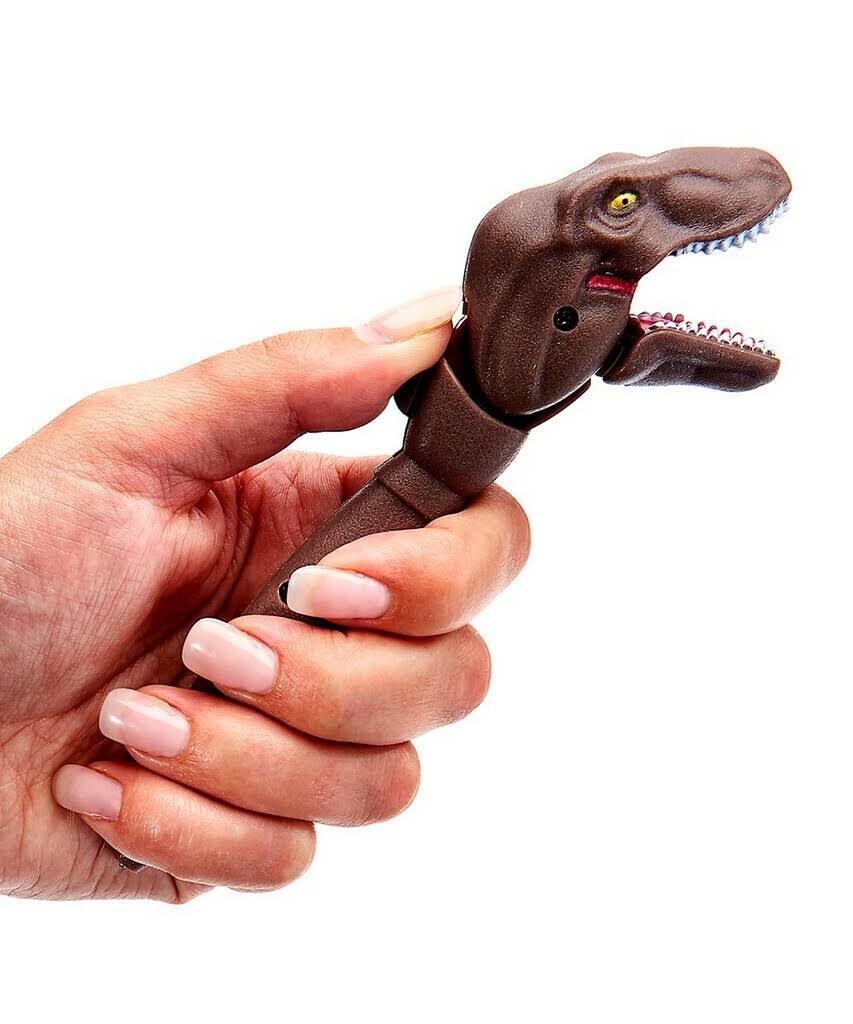 Giftcraft Brown Chomping Dinosaur Pen One-Size