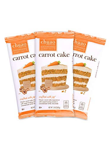Chuao Chocolatier Carrot Cake White Chocolate Bars | Gourmet Caramel C