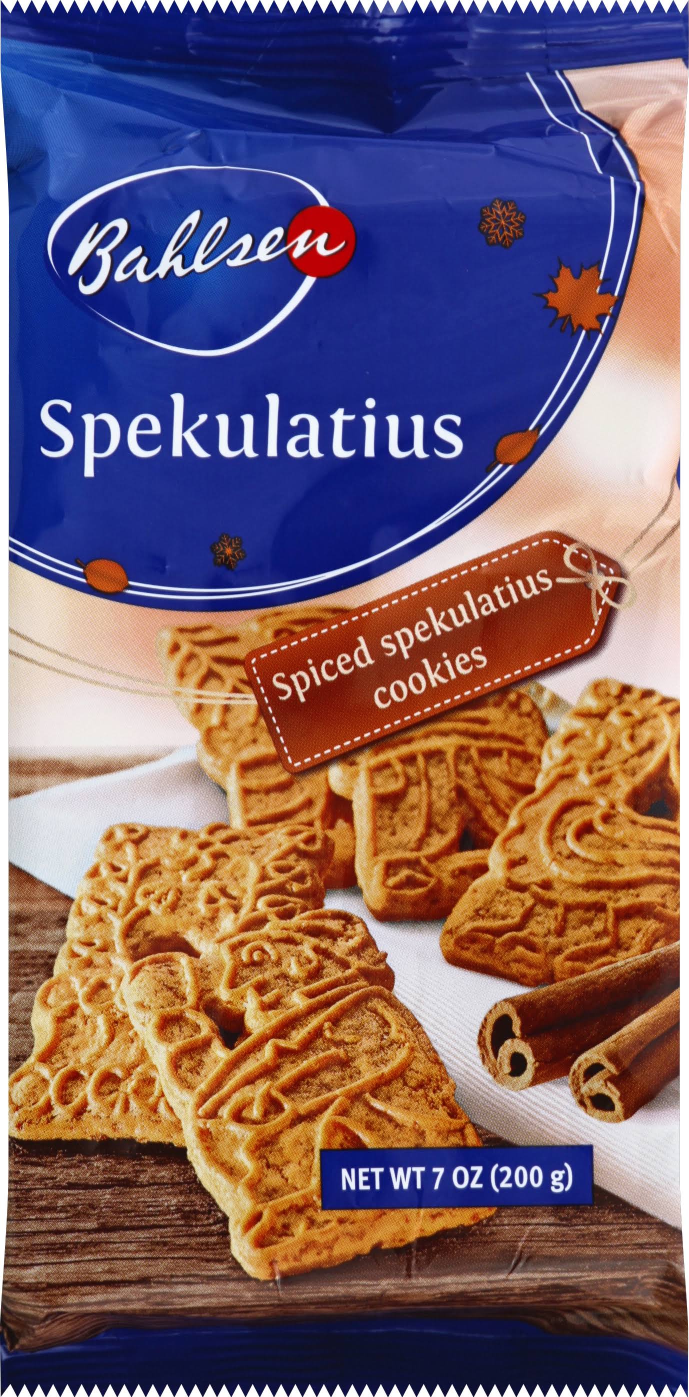 Bahlsen Spiced Spekulatius Cookie, 200g, (Pack of 2), German Import