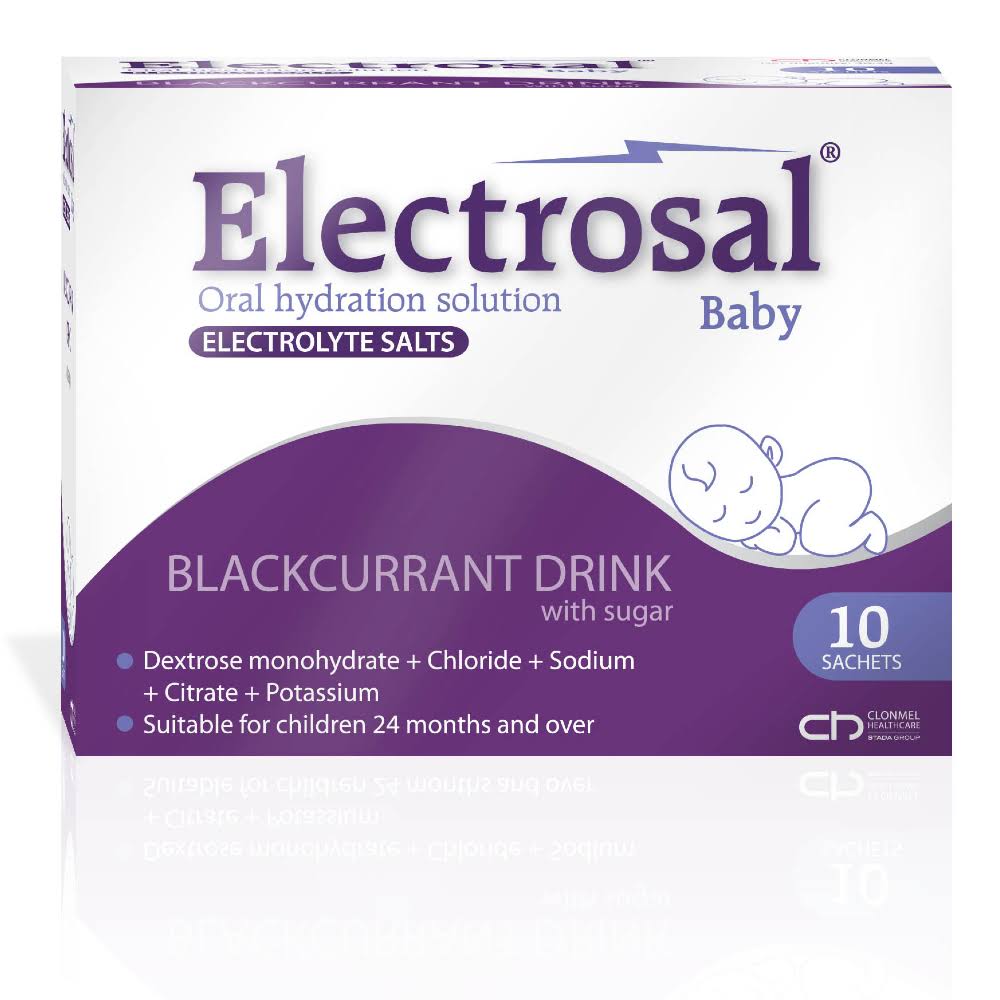 Electrosal Baby Blackcurrant Hydration Sachets