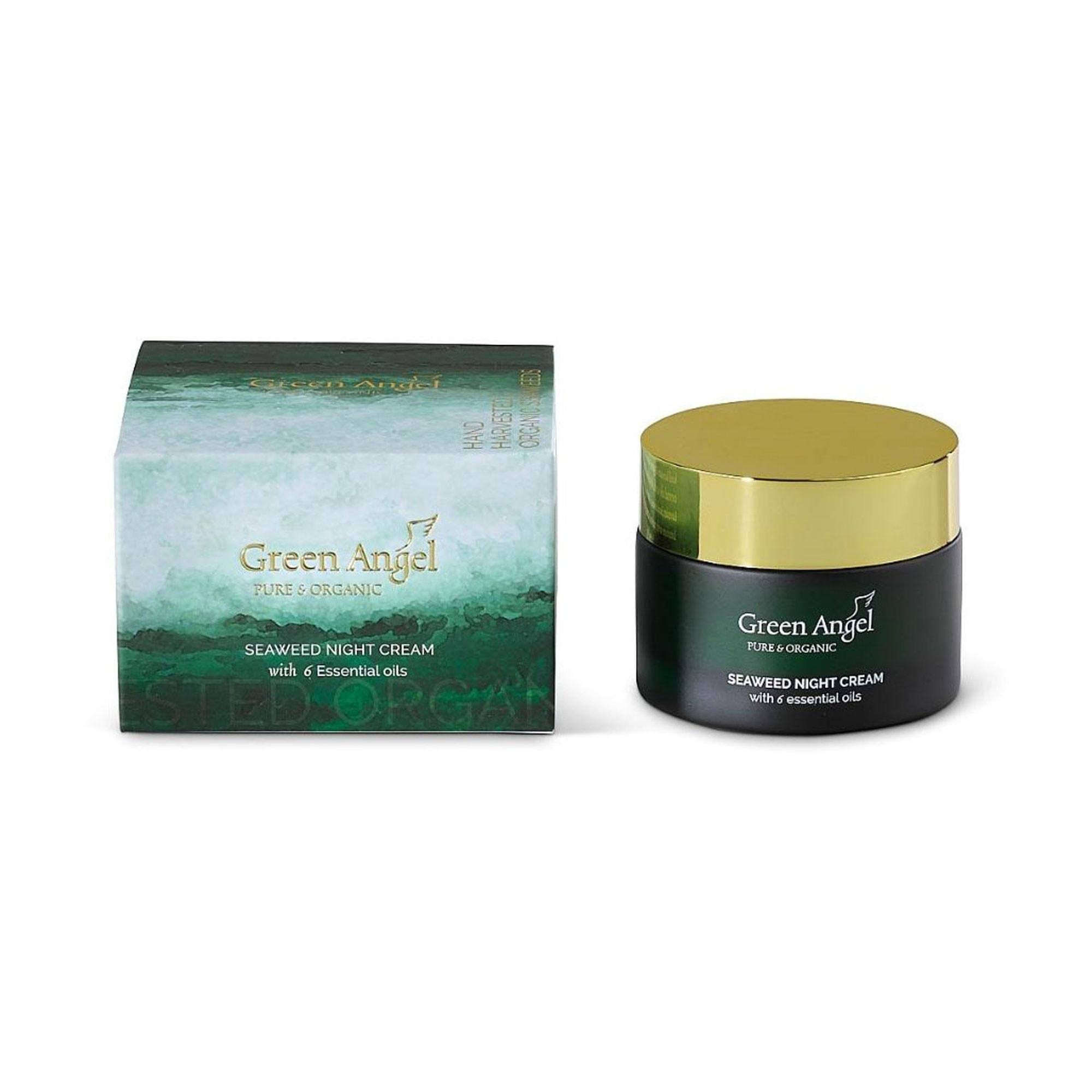 Green Angel Night Cream with Seaweed & 6 Essential Oils