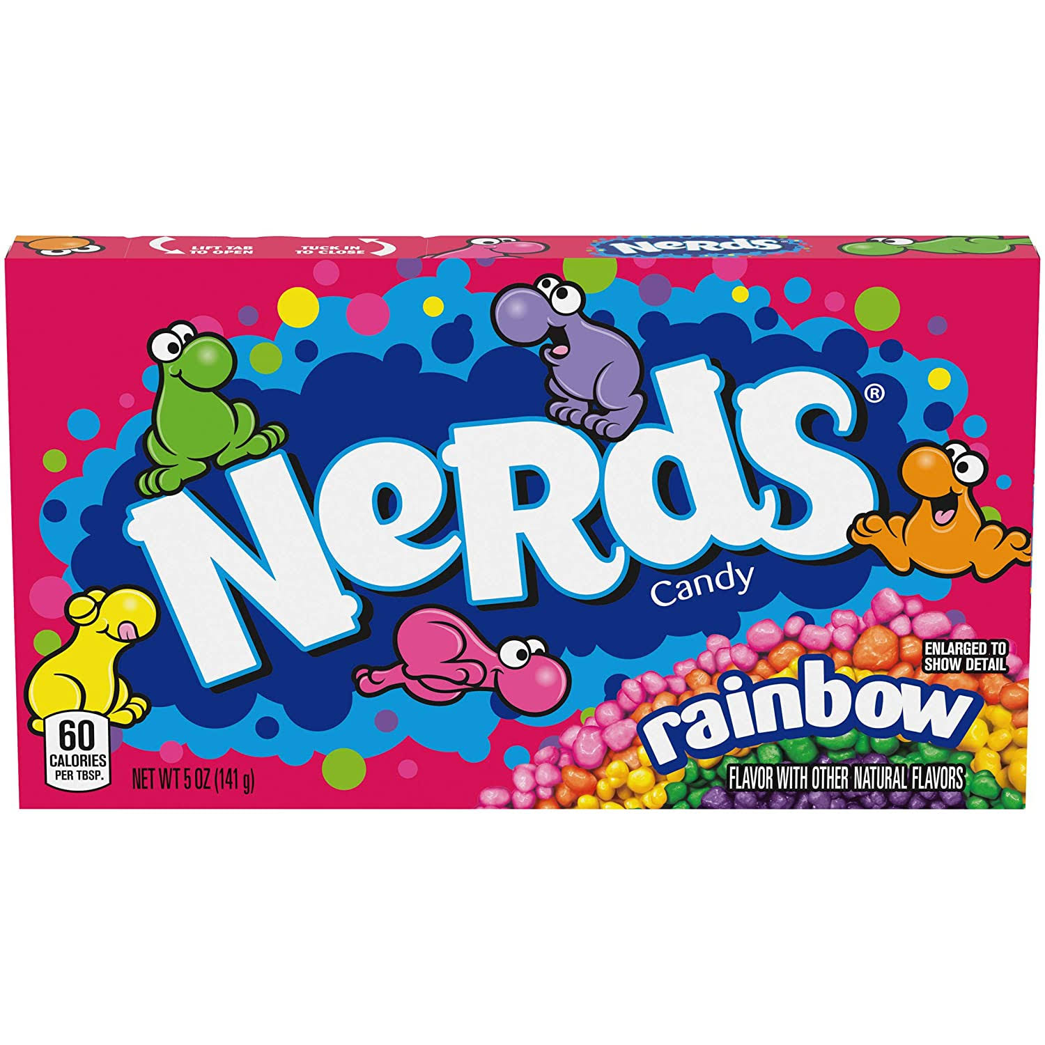 Wonka Nerds Candy - Rainbow, 141.7g