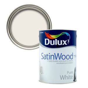 Dulux SatinWood Radiator Paint - Pure White, 5 Litre