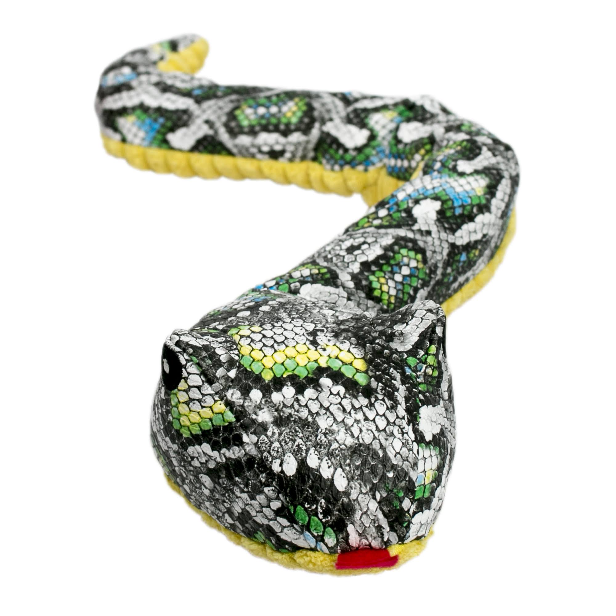Tall Tails Crunch Snake Dog Toy, 23-in