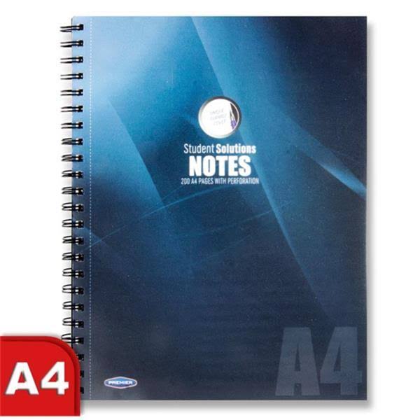 Spiral A4 Notebook Plastic Cover