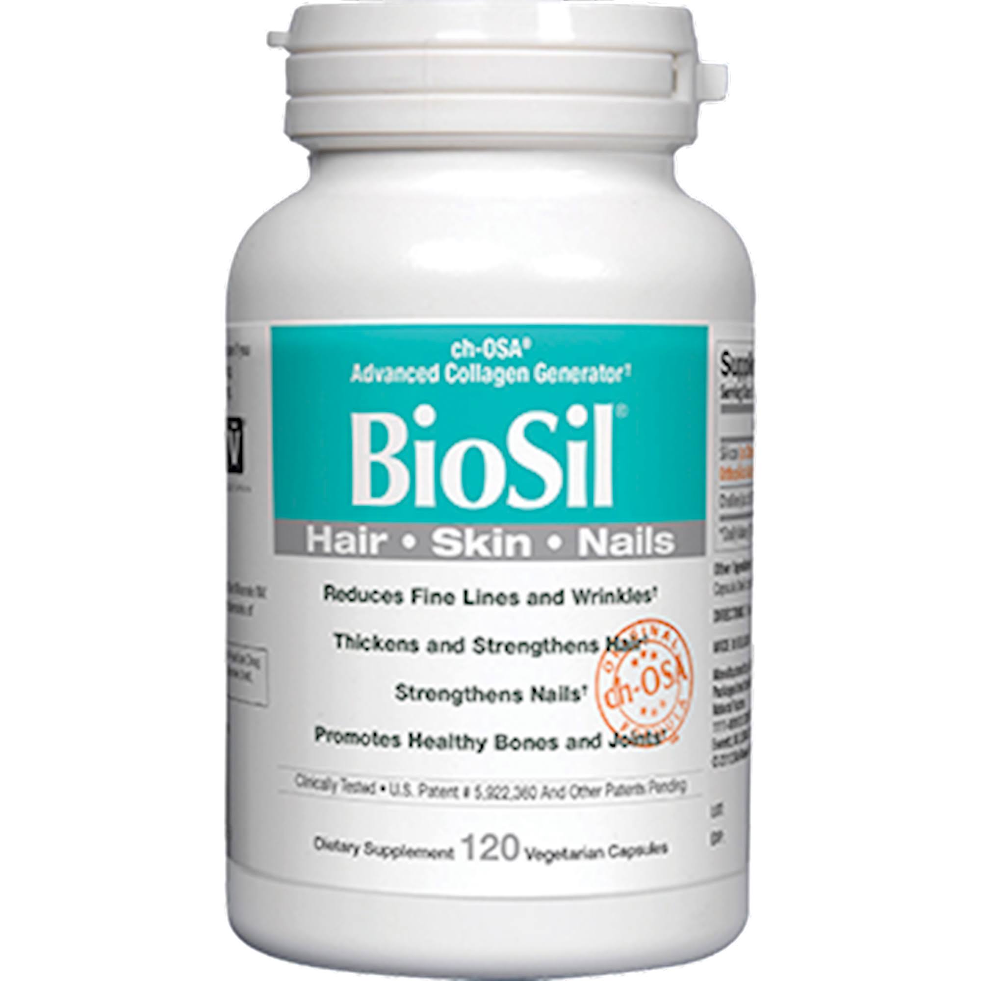 BioSil Hair, Skin & Nails Supplement - 120 Capsules