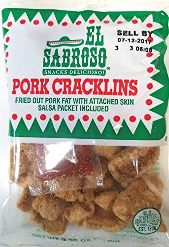 El Sabroso Pork Cracklins - with Salsa