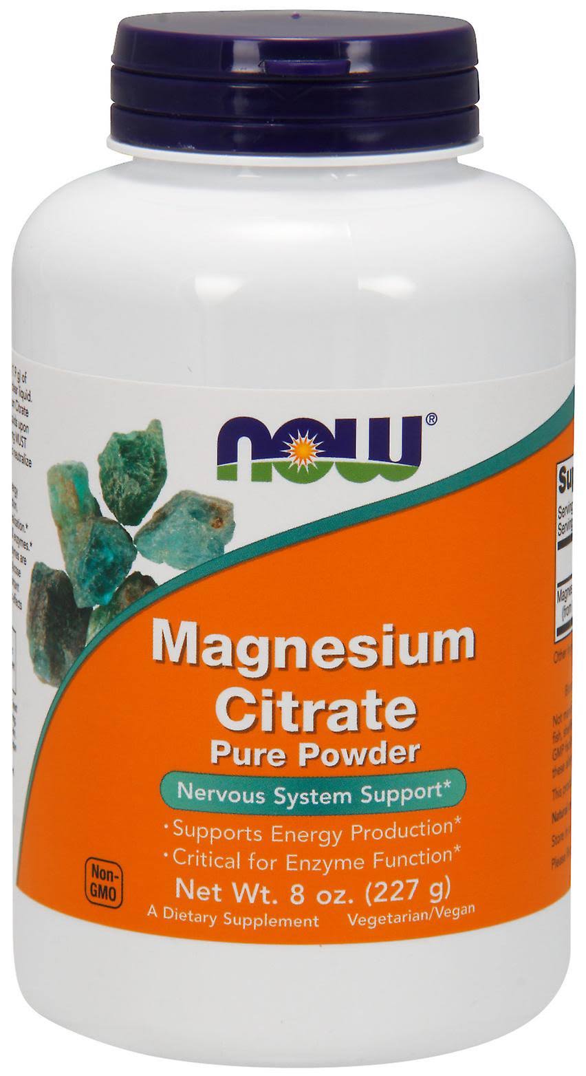 Now Foods - Magnesium Citrate Powder - 8 oz.