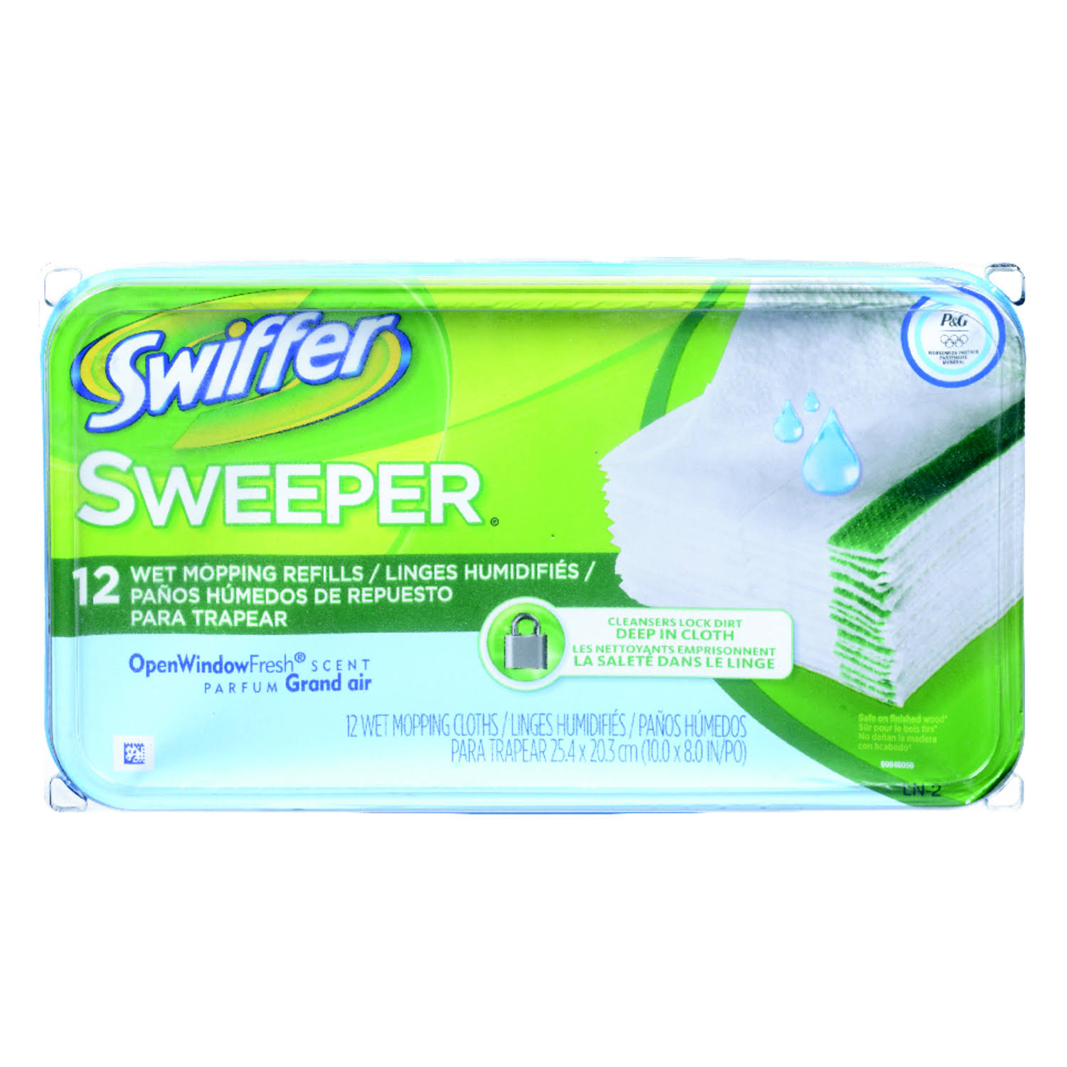 Swiffer Sweeper Wet Mopping Refill Cloths - 12 Pack