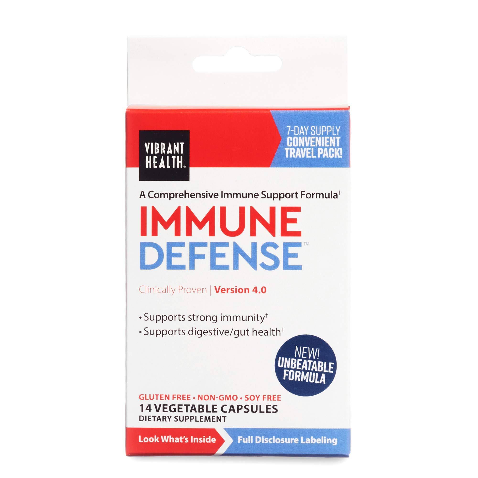 Vibrant Health Immune Defense Supplement - 14pcs