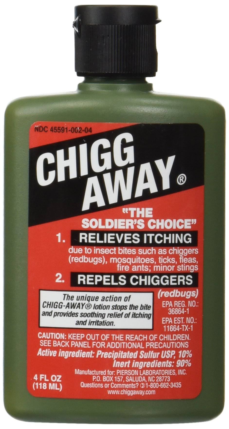 Chigg-Away The Soldier's Choice Relieves Itching and Repels Chiggers - 120ml