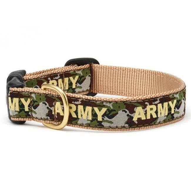 Up Country ARMCQ5W Army Pet Collar - Extra Large