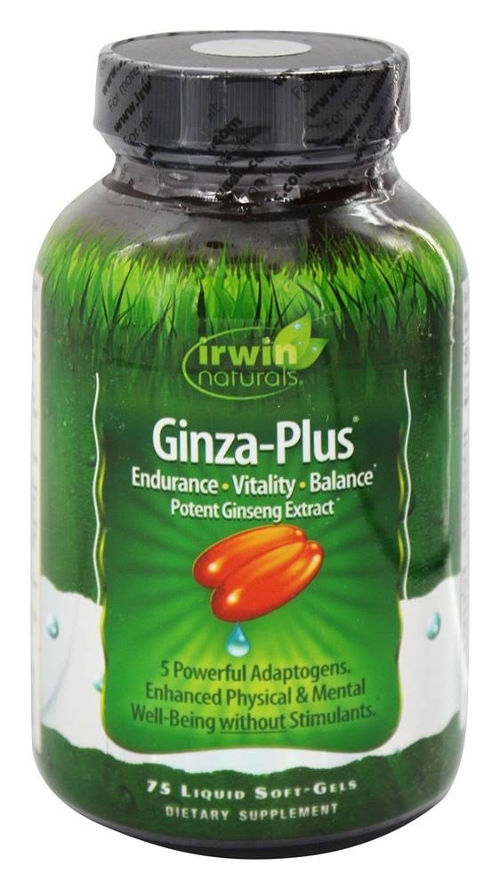 Irwin Naturals Ginza Plus Endurance Energy Balance Dietary Supplement - 75ct