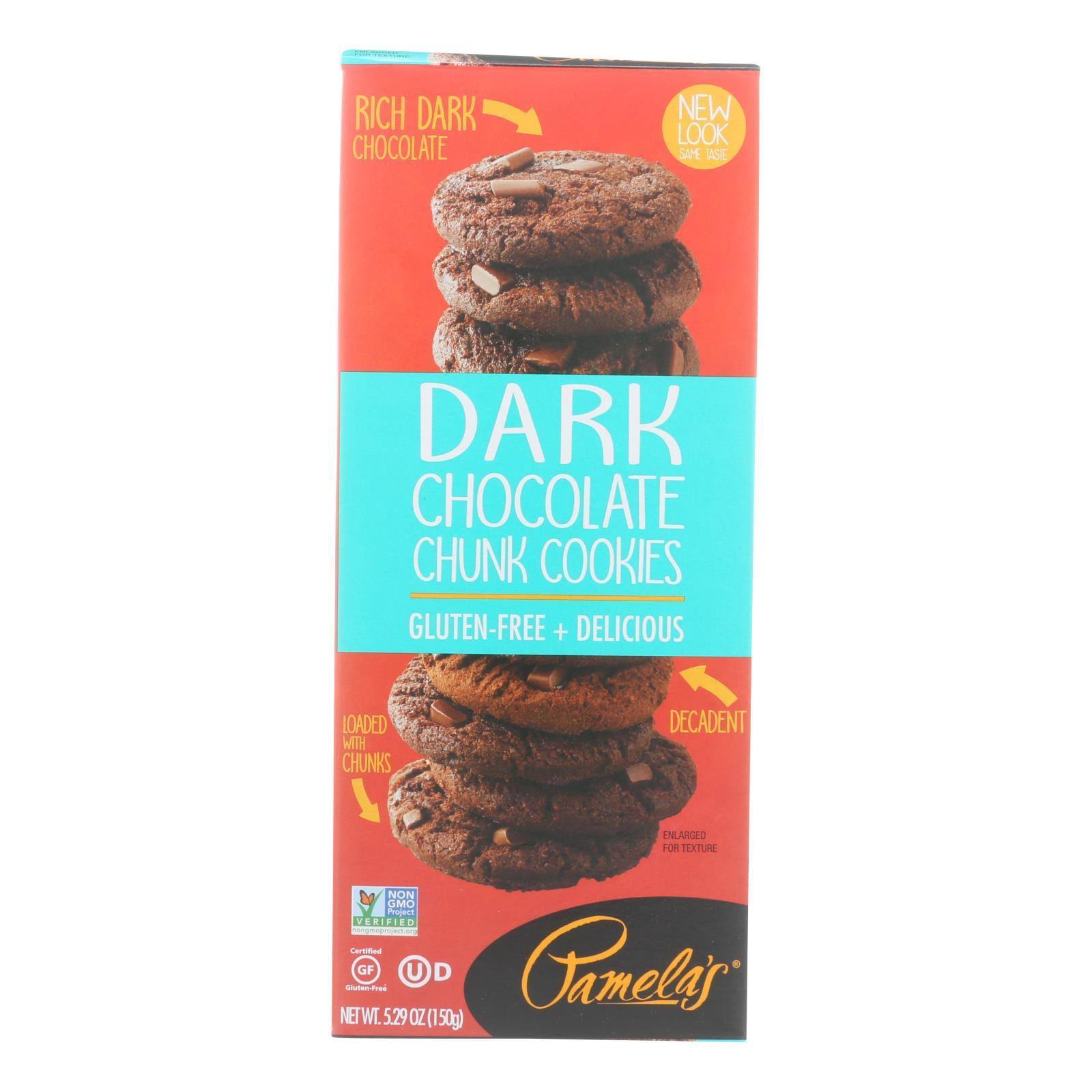 Pamelas Chunk Cookies, Dark Chocolate - 5.29 oz