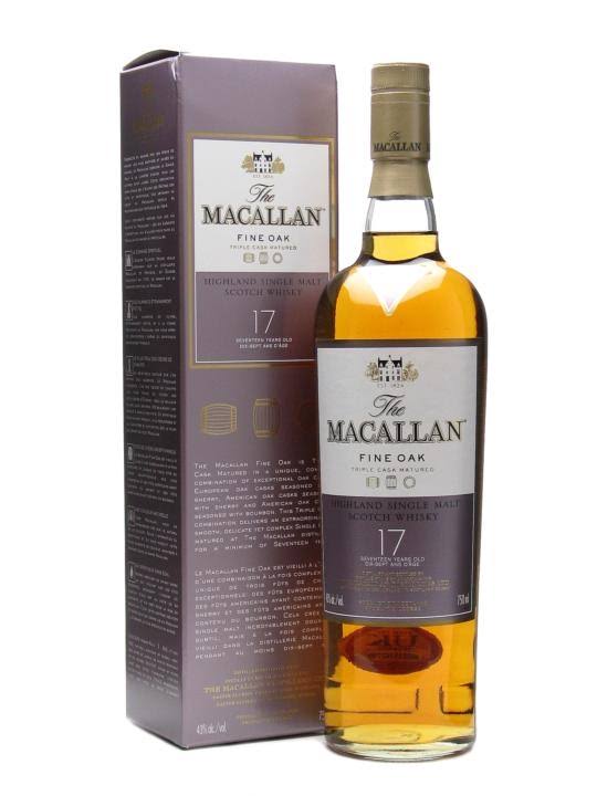The Macallan Fine Oak Single Malt Highland Scotch Whisky