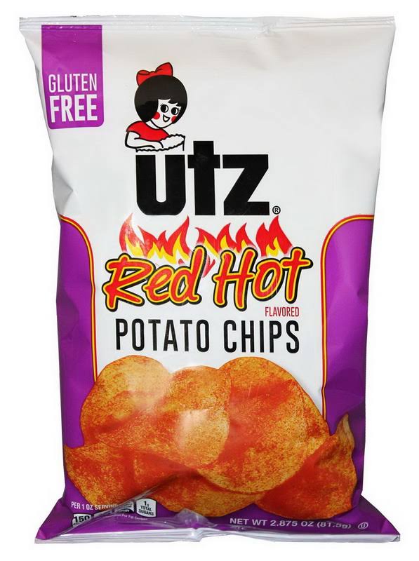 Utz Red Hot Potato Chips - 2.87 oz