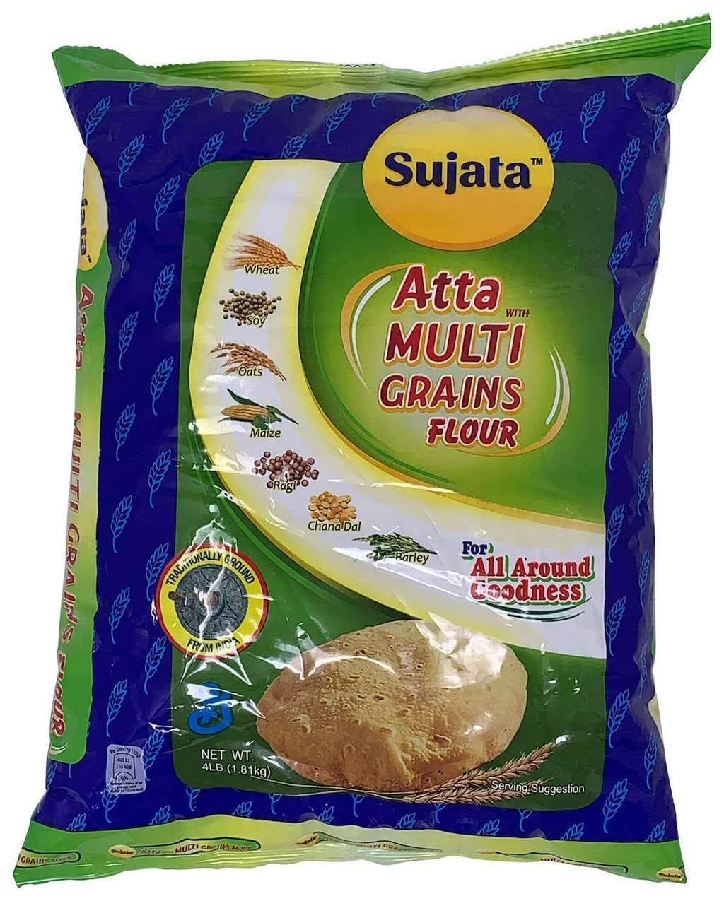 Sujata Atta with Multi Grains Flour - 4lb (1.8 kg)