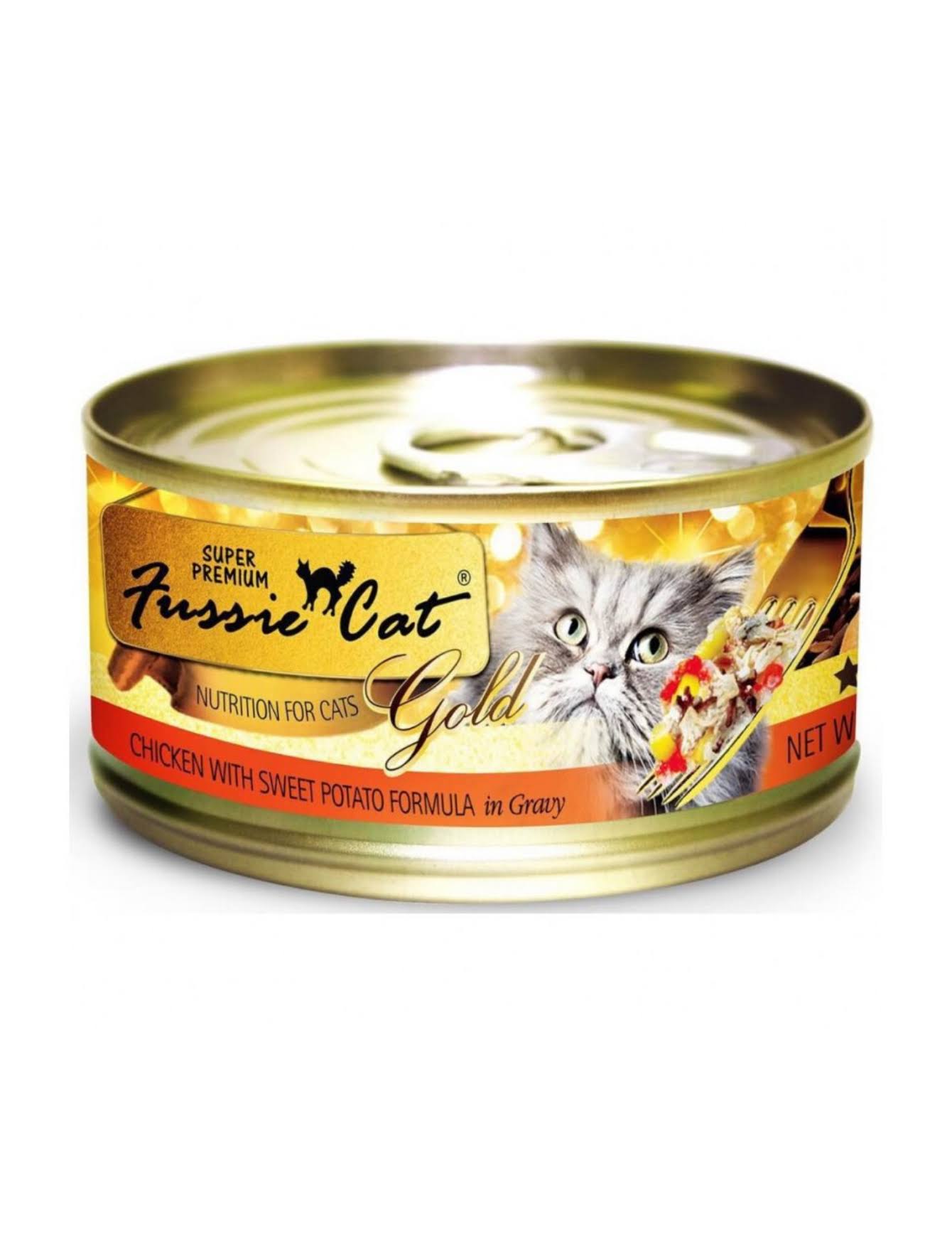 Fussie Cat Super Premium Chicken with Sweet Potato Formula in Gravy