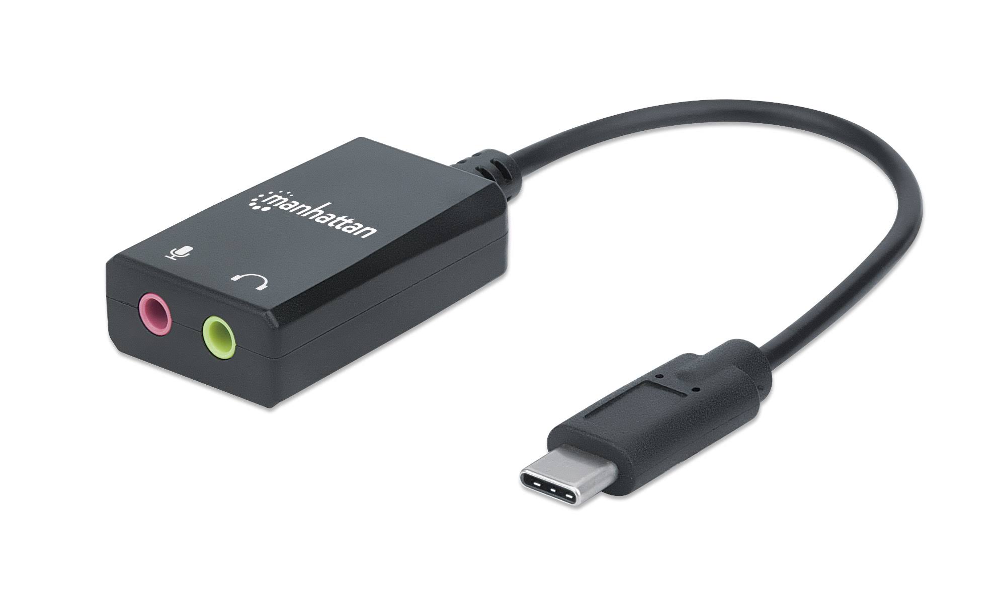 Manhattan USB C Audio Adapter