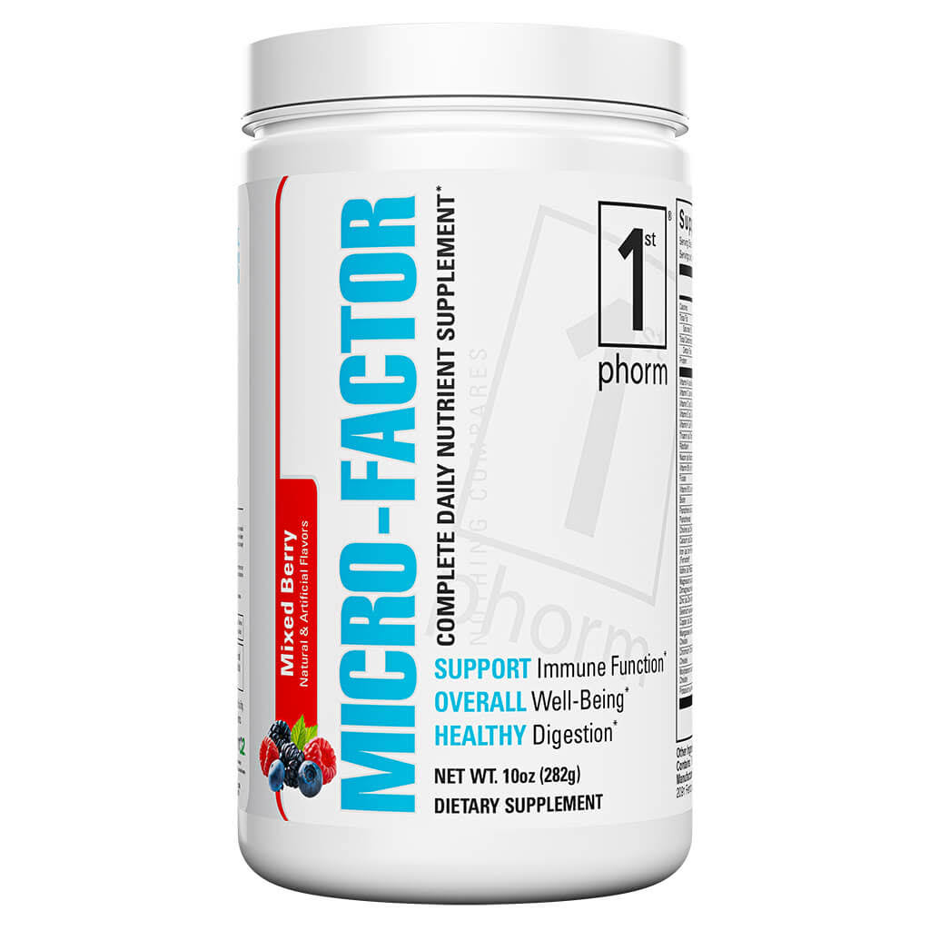 Multivitamin Powder | Probiotic | Antioxidant | Superfood | 30 Servings | Micro-Factor Powder | Nutritional Supplements by 1st Phorm