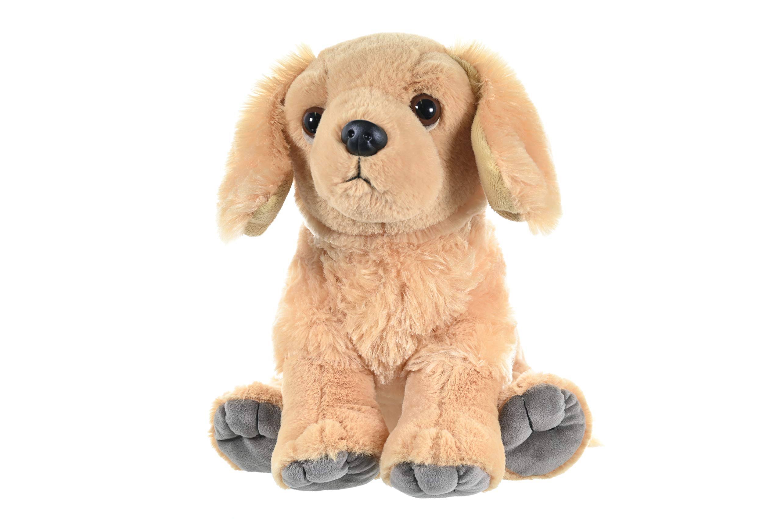 Wild Republic Dog Stuffed Plush Toy - Golden Retriever, 30cm