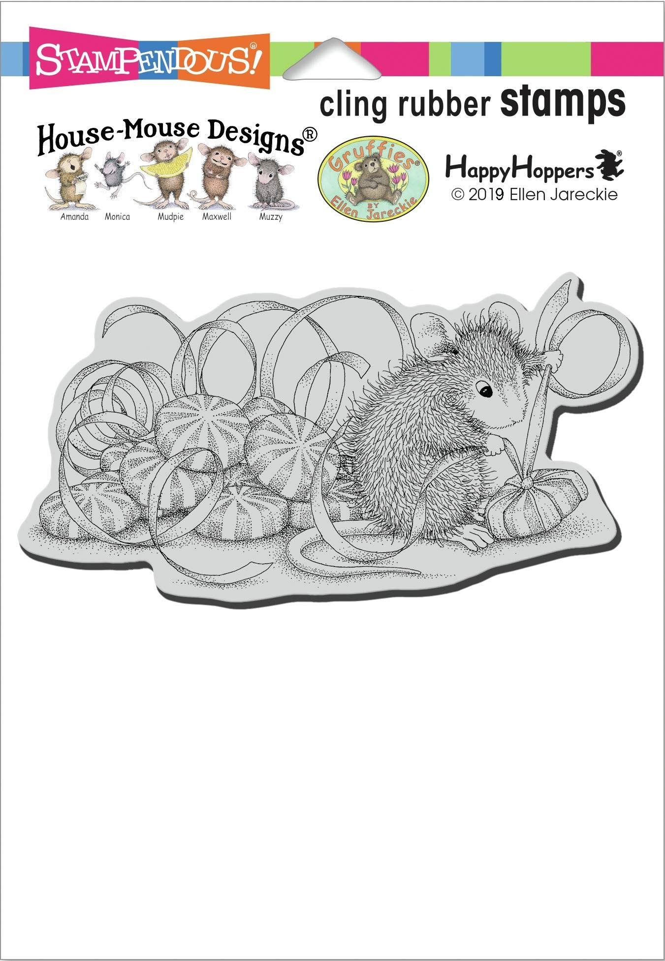 Stampendous House Mouse Cling Rubber Stamp - Mint Gifts