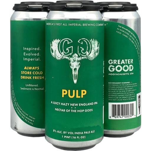 Greater Good Pulp 16oz Cans