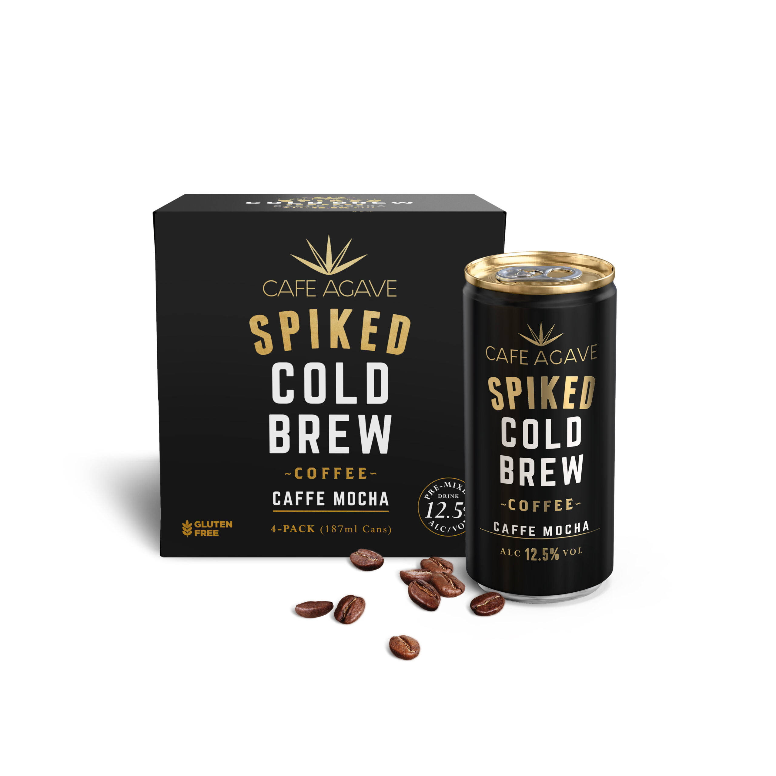 Cafe Agave - Spiked Caffe Mocha Cold Brew Coffee - 187ml