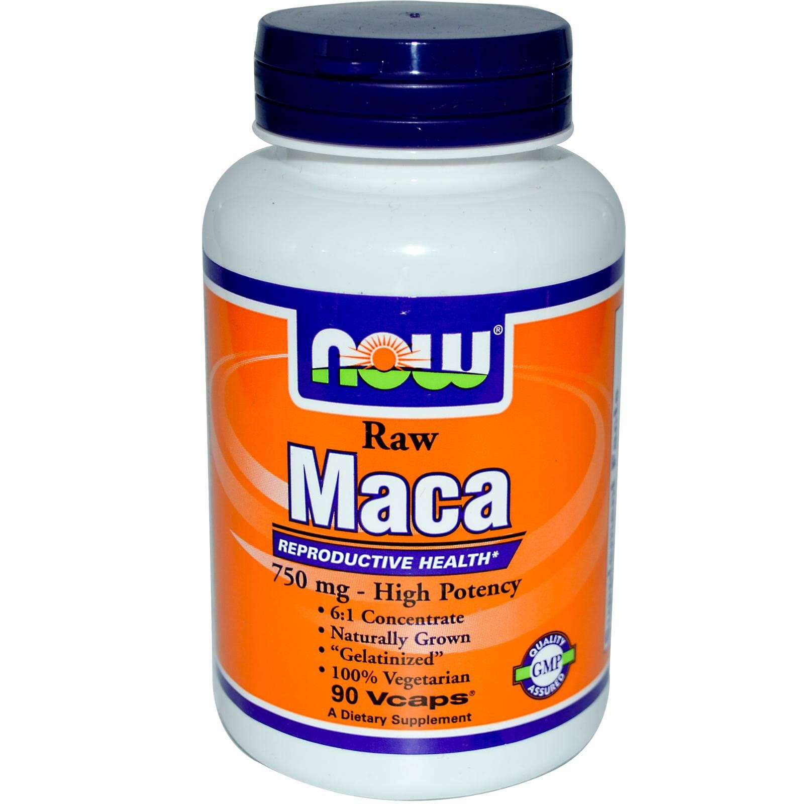 Now Foods Maca 500mg Reproductive Health - 100 Capsules