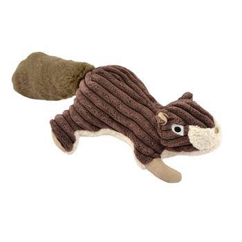 Tall Tails Plush Squirrel Dog Toy with Squeaker - One Size - 12"