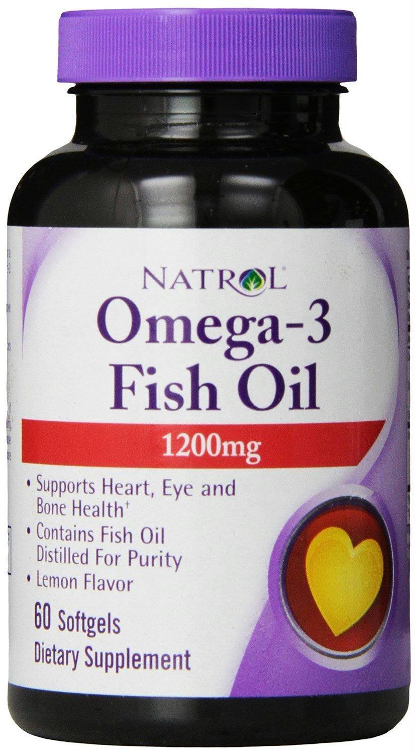 Natrol Omega-3 Fish Oil Lemon
