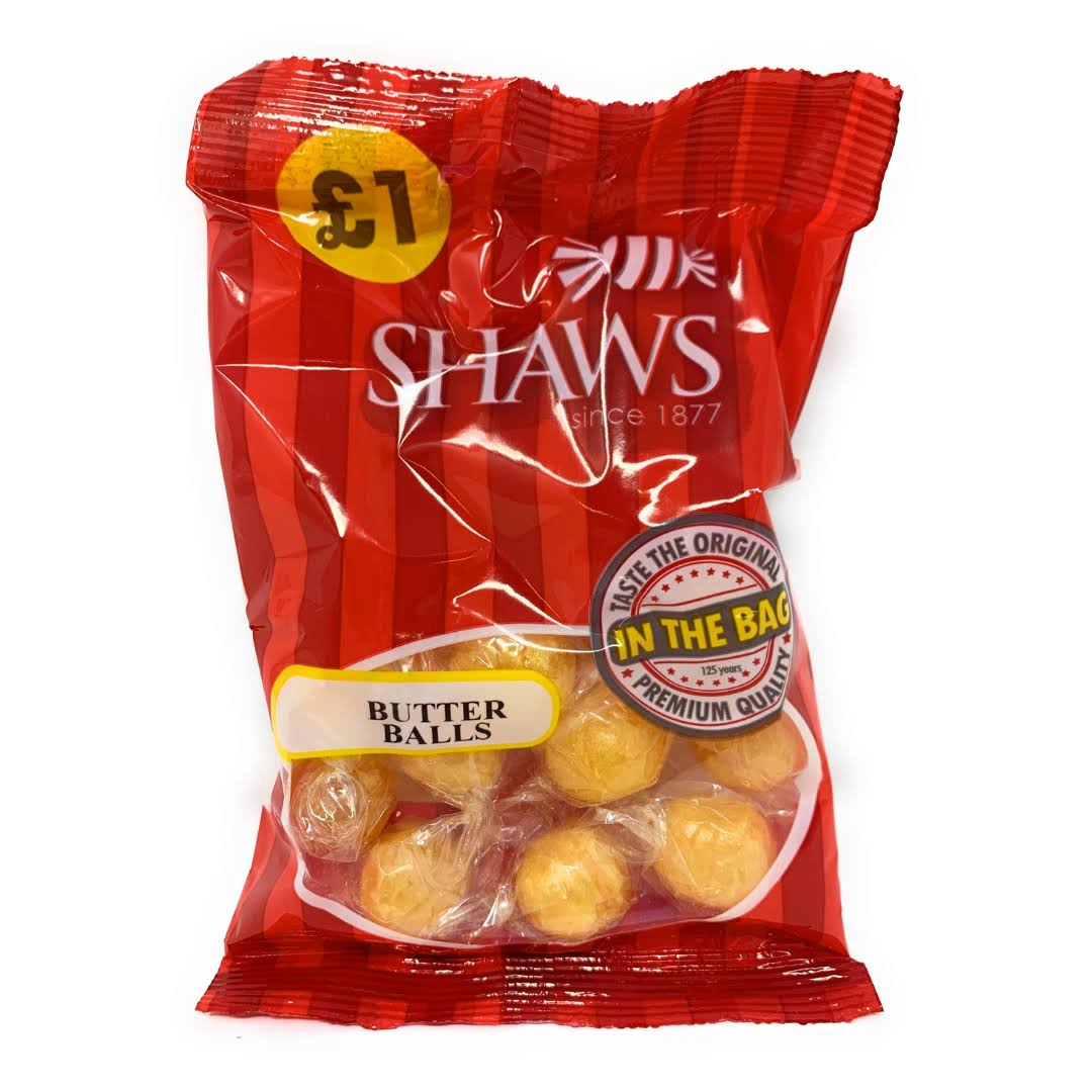 WJ Shaws in The Bag Sweets Butter Balls 120g
