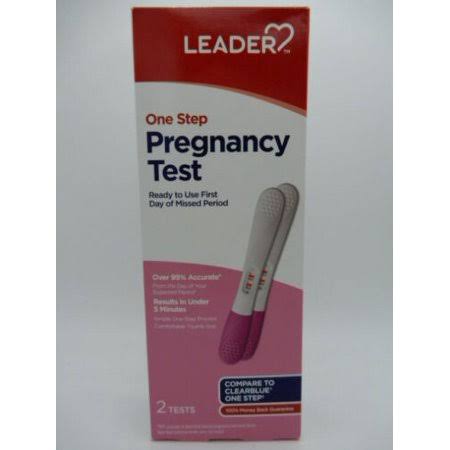 Leader One Step Pregnancy Test - 2 Tests Ki #5741863