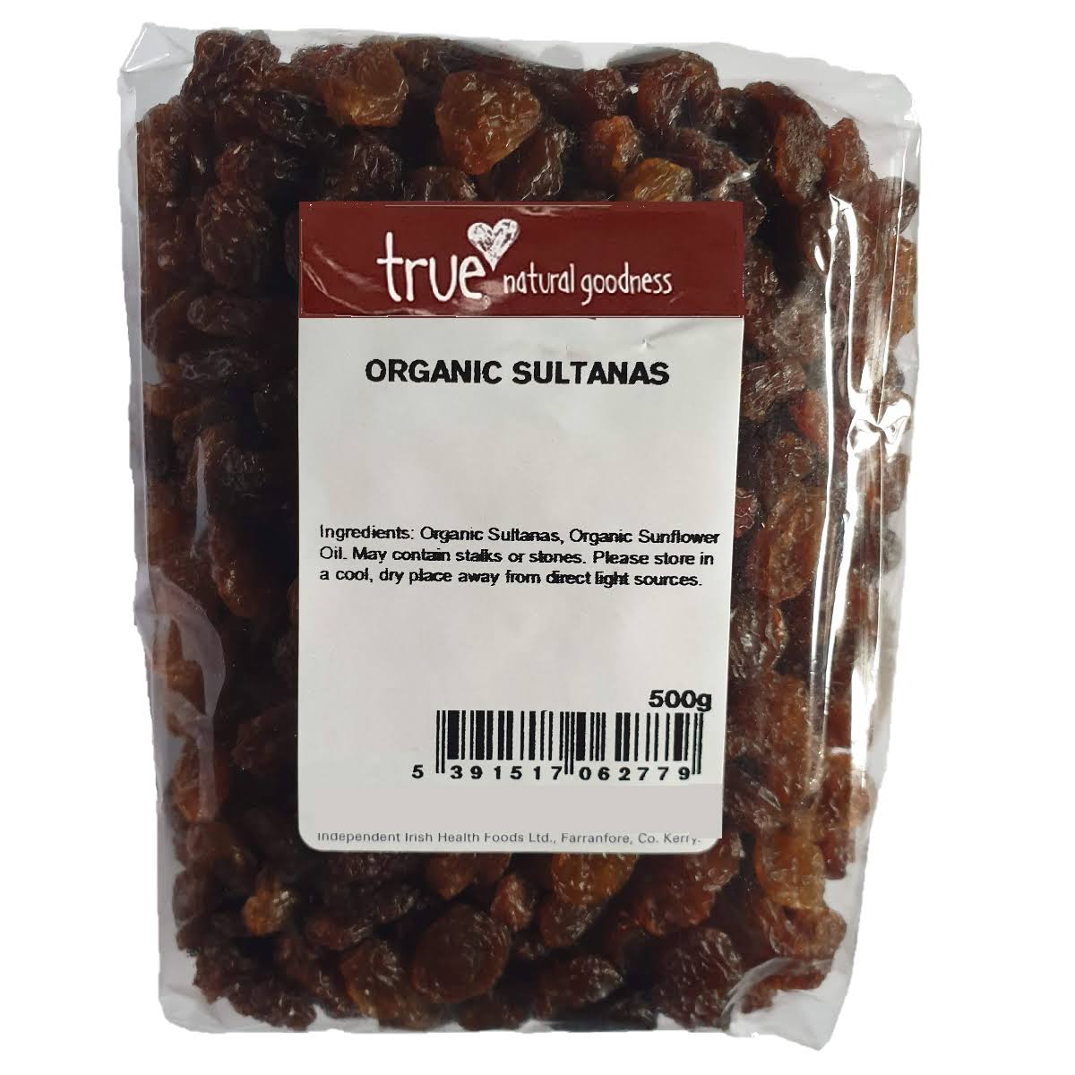 True Natural Goodness Organic Sultanas 500g