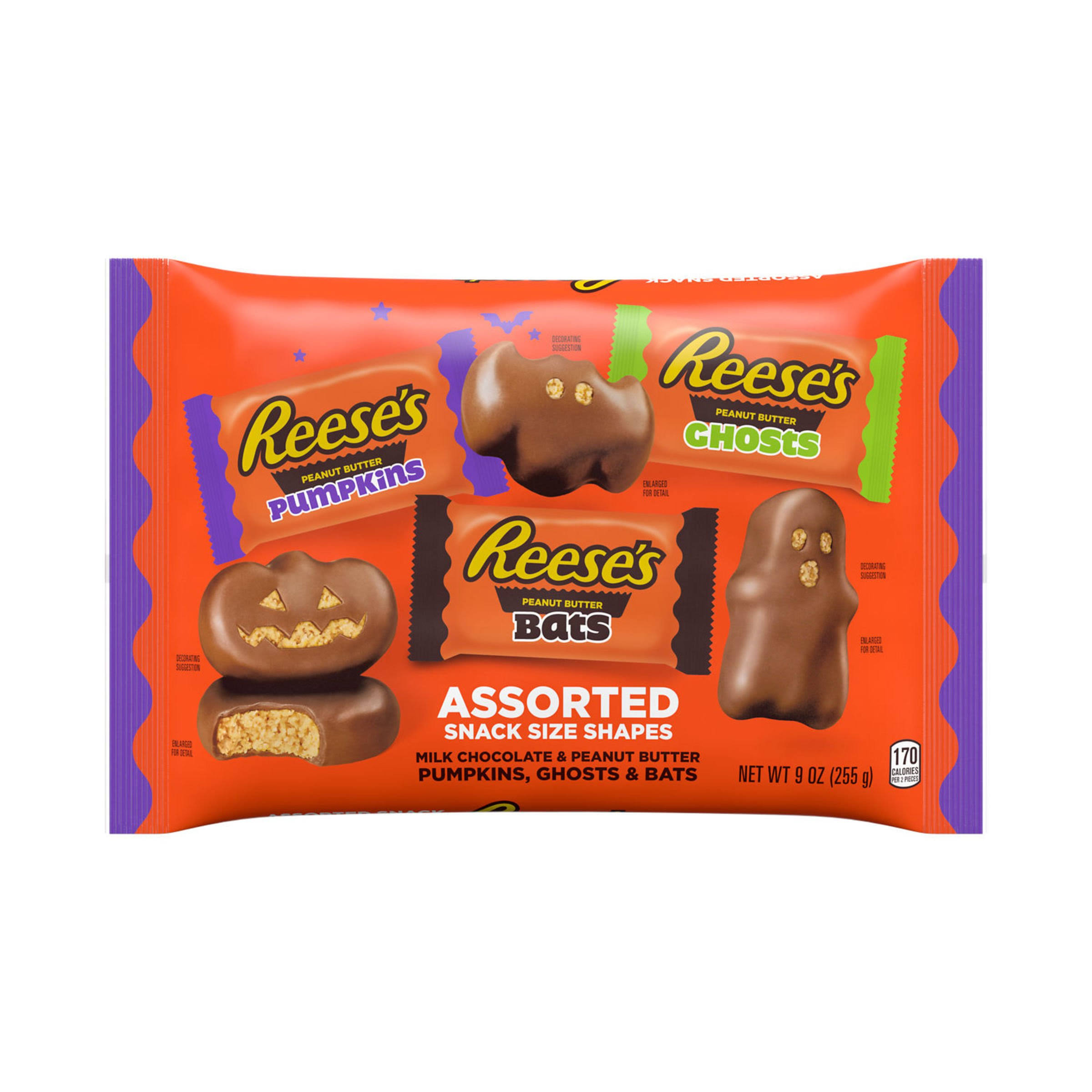 Reese's Halloween Assortment Snack Size Shapes 255g