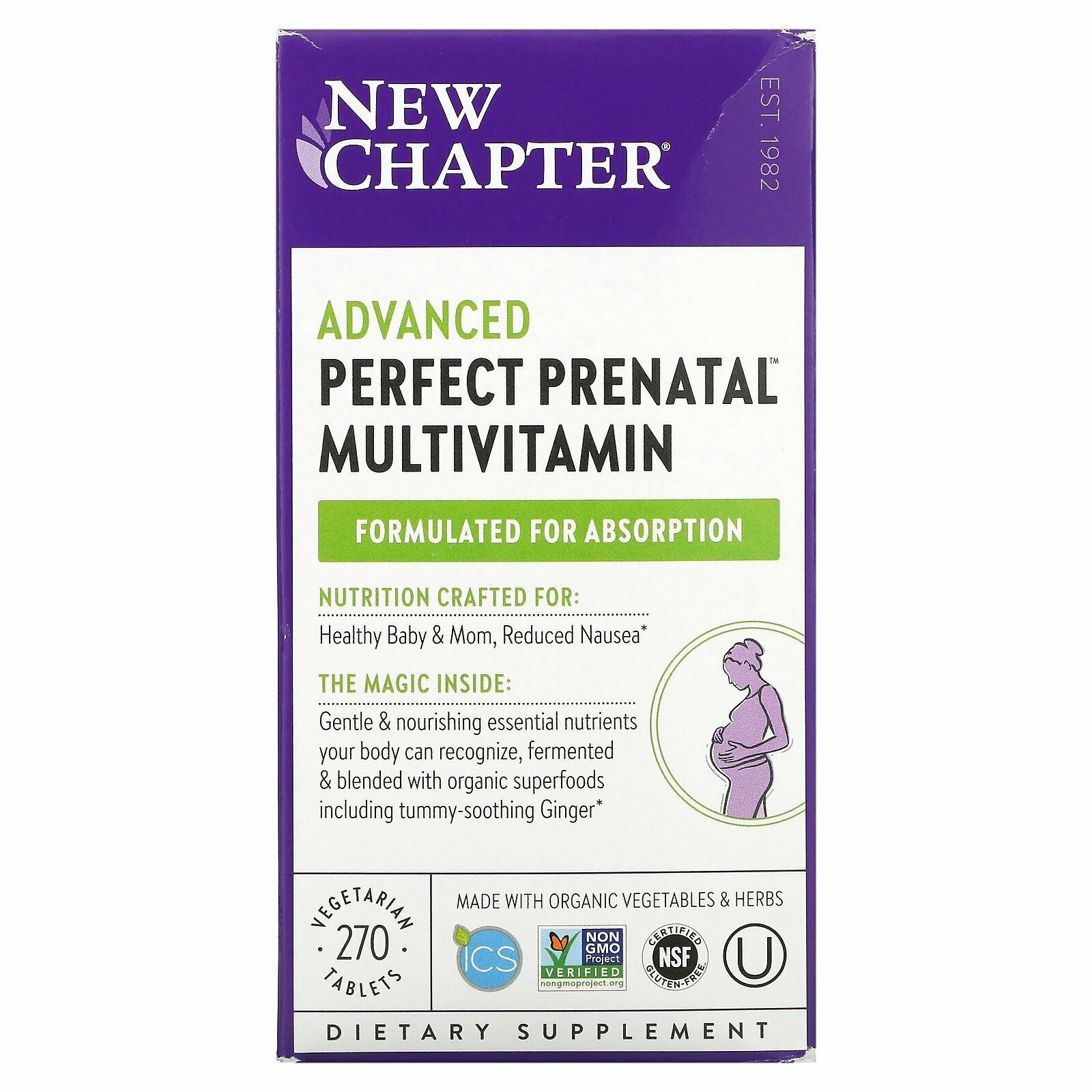 New Chapter Perfect Prenatal Trimester - 270 Tablets