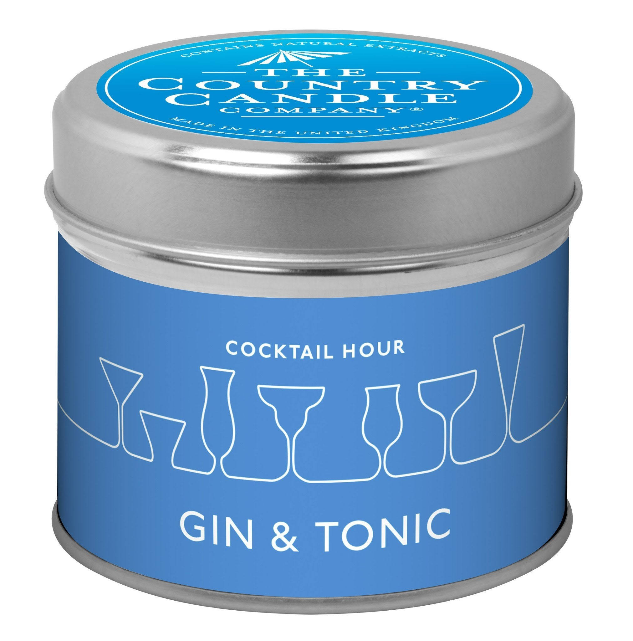 The Country Candle Co. Gin & Tonic Cocktail Hour Candle in Tin