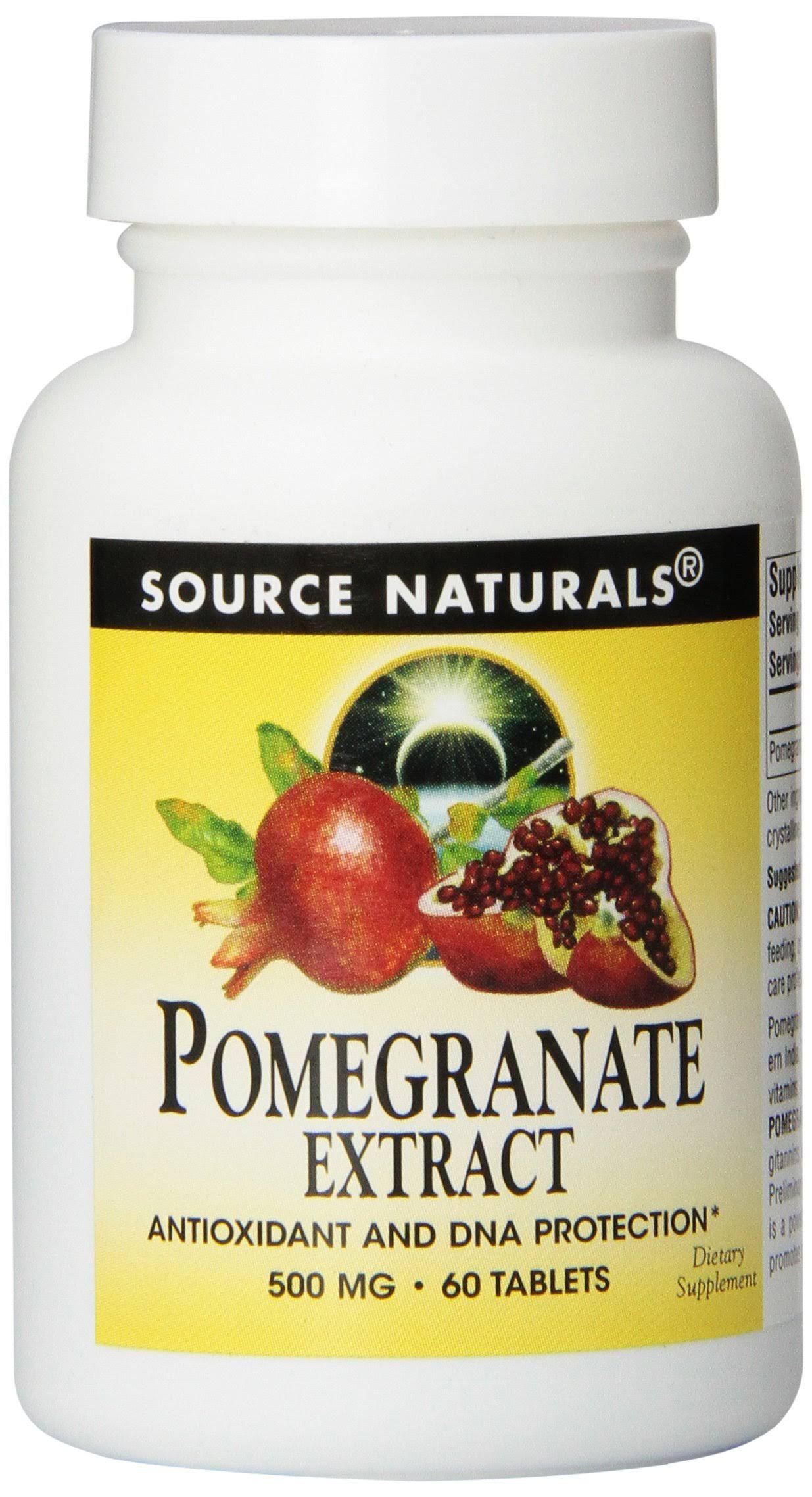 Source Naturals - Pomegranate Extract 500 mg - 60 Tablets