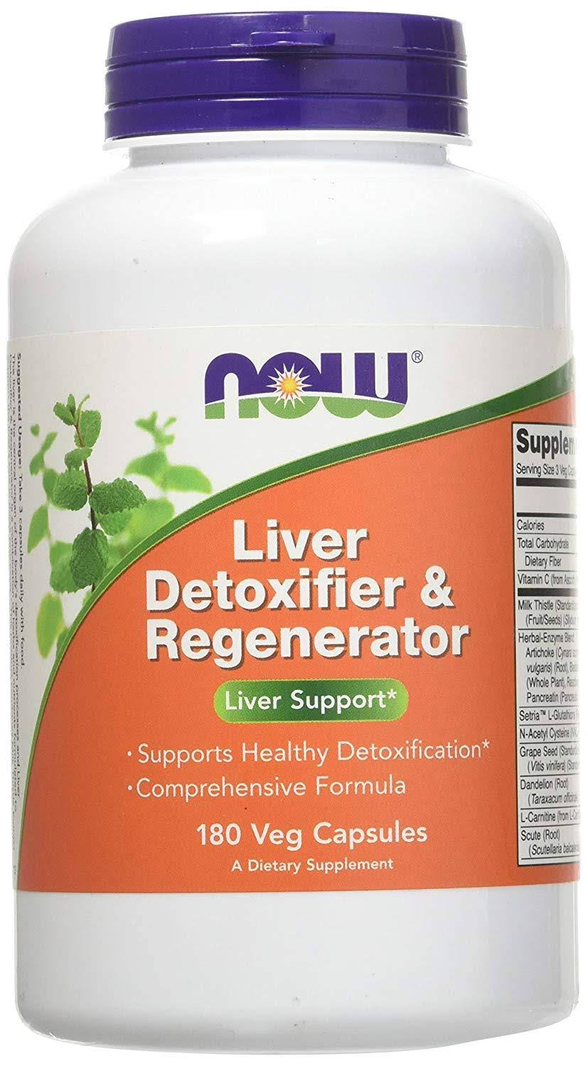 Now Liver Detoxifier & Regenerator - 180 Capsules
