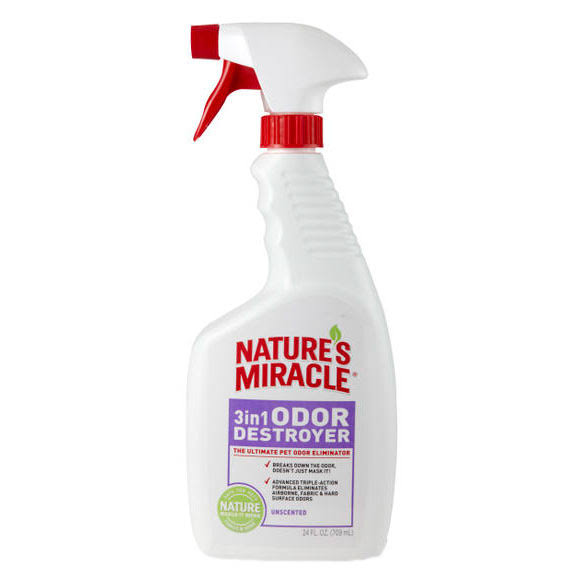 Nature's Miracle 3-in-1 Odor Destroyer - 24oz, Unscented