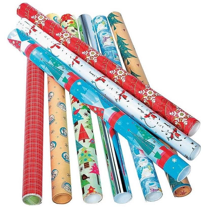 Santas Forest Gift Wrap Value Roll 15sqft
