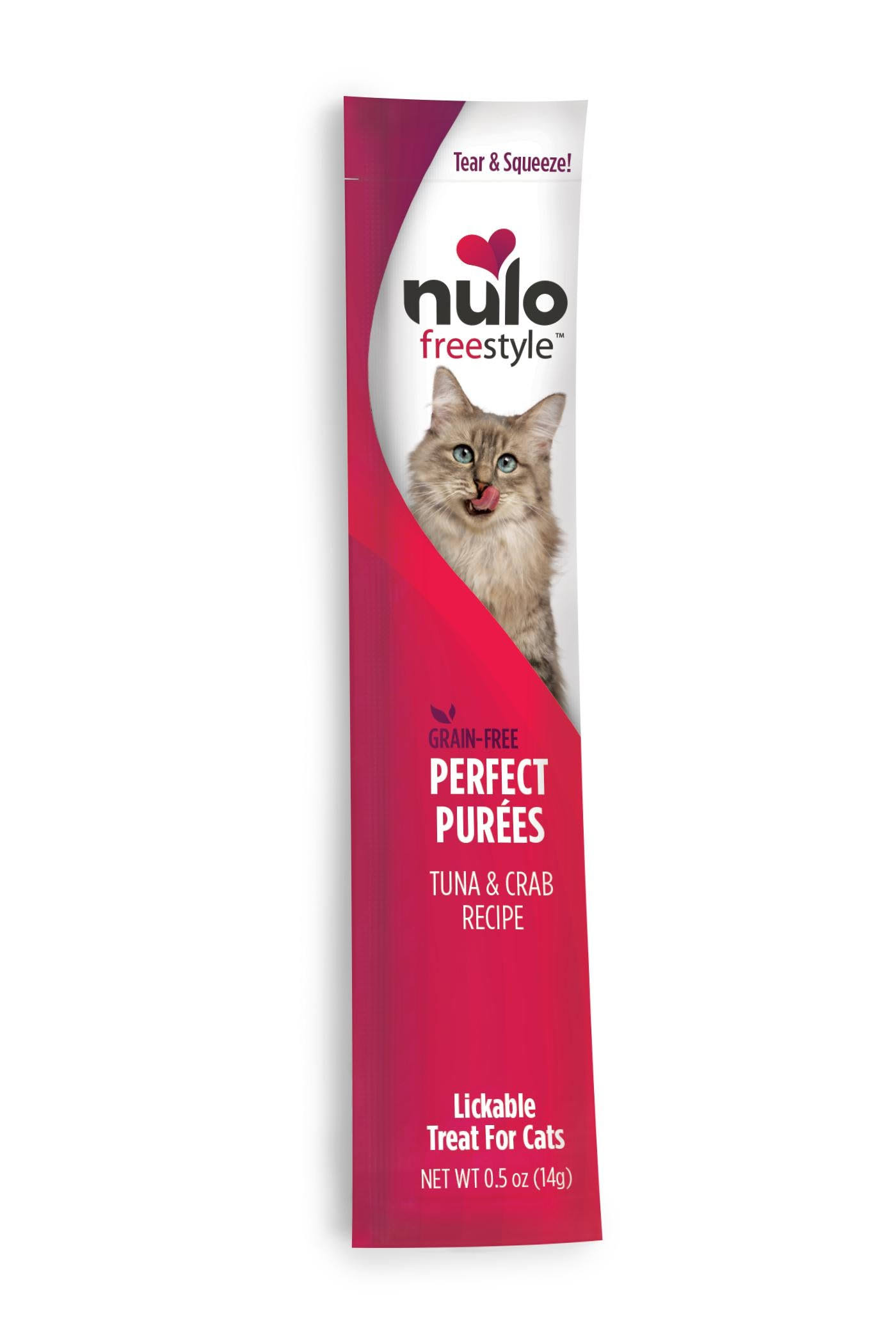 Nulo Freestyle Perfect Puree Tuna & Crab Cat Treat 0.5oz