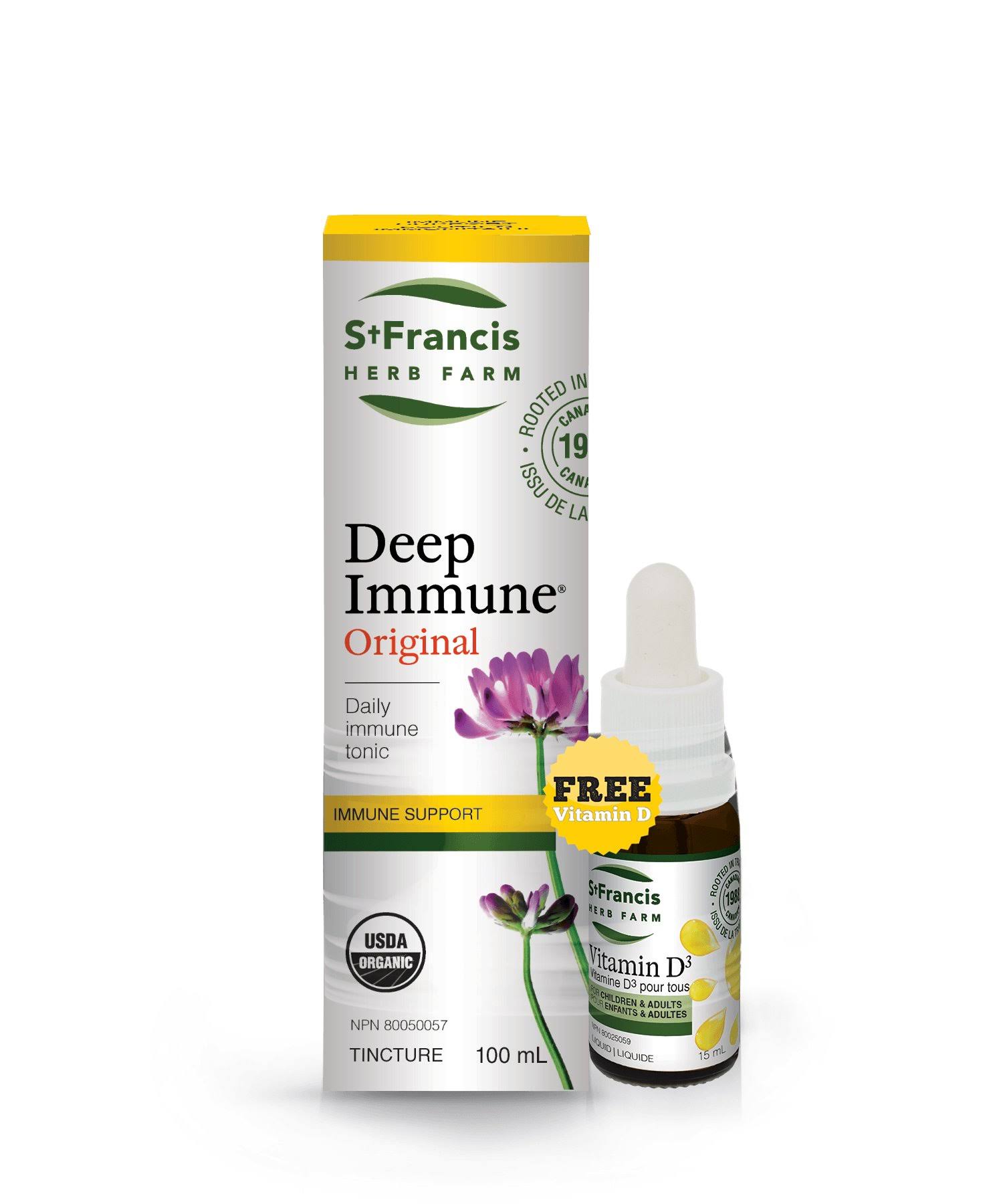 St. Francis Herb Farm Deep Immune Original + Vitamin D 15ml
